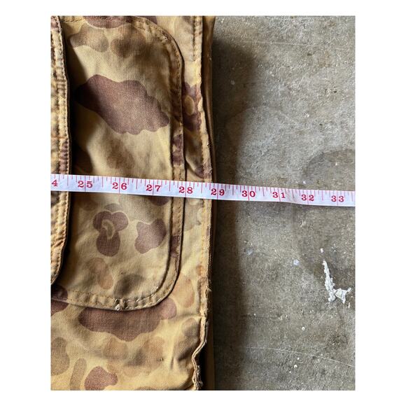 Vintage 1960s Black Sheep Brand Tan Camo Hooded Hunting Jacket Size Large/XL - Picture 8 of 12